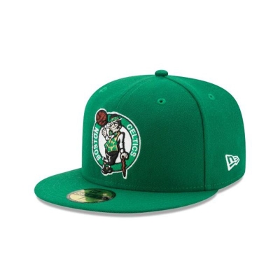 Boston Celtics Gorra | New Era NBA Team Color 59fifty Fitted Cap Mexico - Verdes